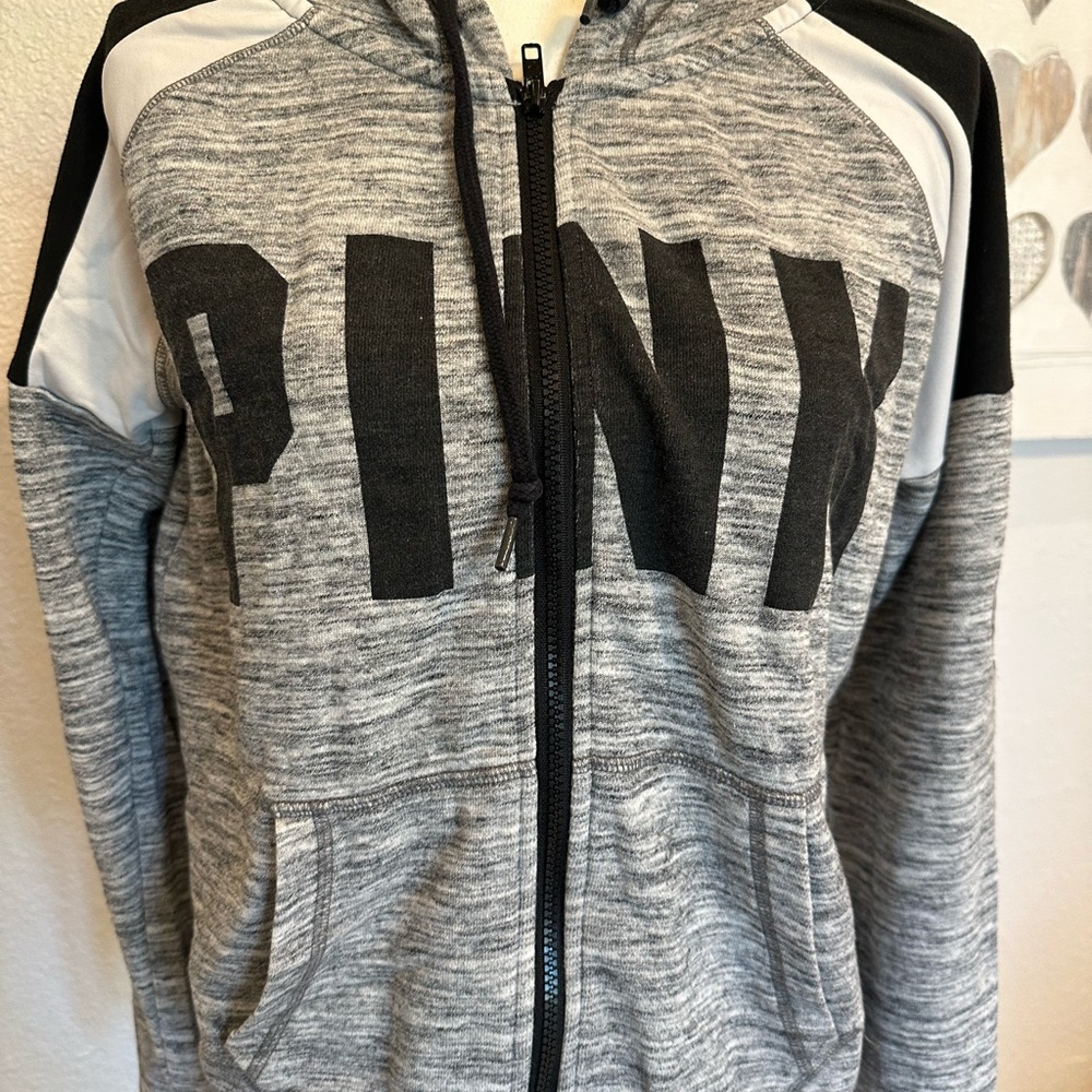 PINK zip up hoodie